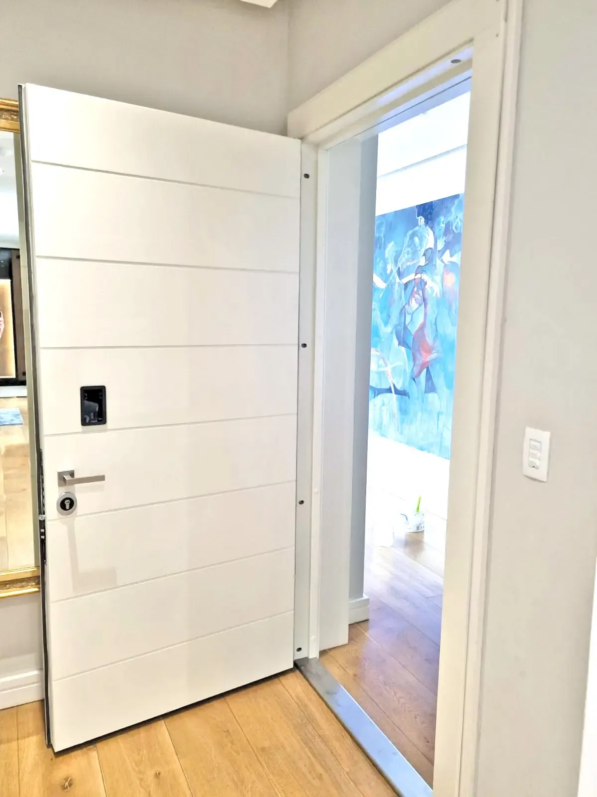 An installed DEFENDoor® armoured door.